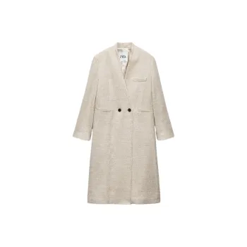 ZARA Coats Women's Gray