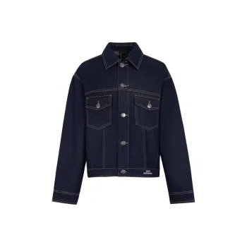 JESSYLINE Denim Jacket Women's Denim Blue