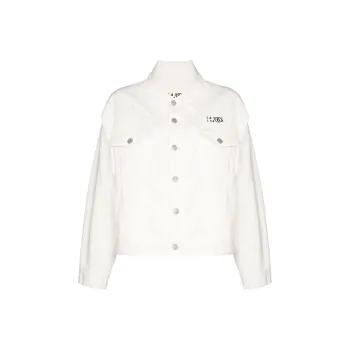 MM6 Maison Margiela Denim Jackets Women's White