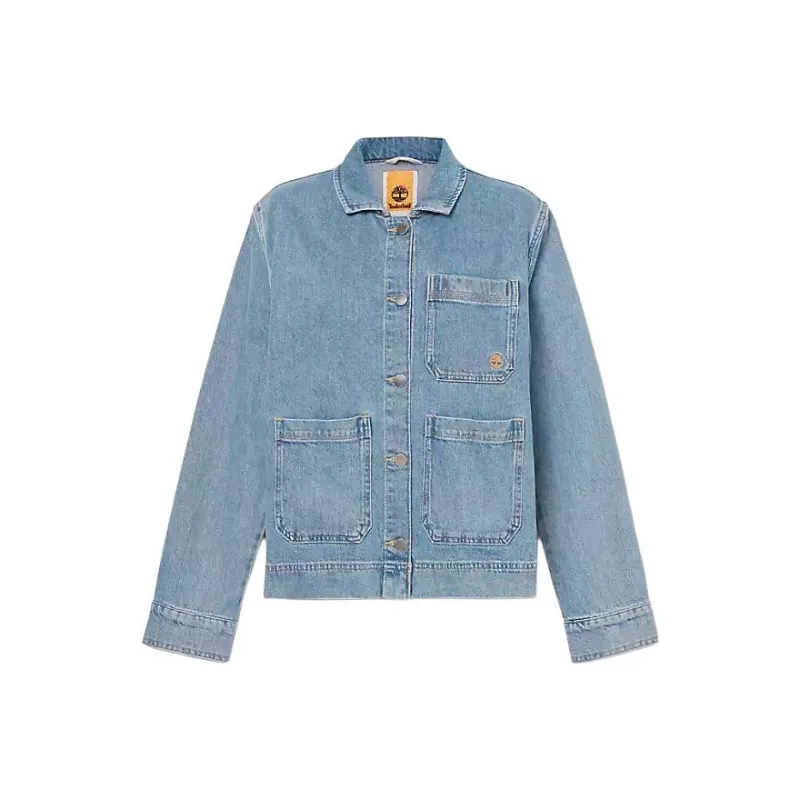Timberland Denim Jacket Women's Medium Blue-0