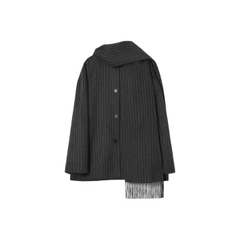 COS Coats Women's Charcoal Black