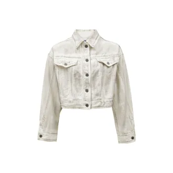 ONLY Cropped Coats Women's A43 Cream White