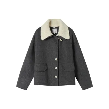 DIALOGUE Coats Women's Gull Gray