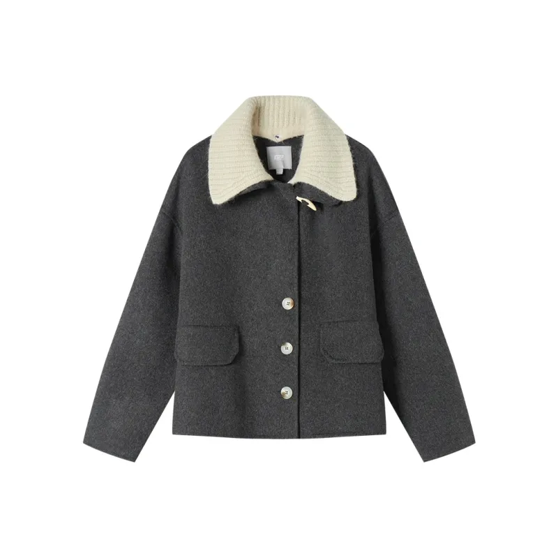 DIALOGUE Coats Women's Gull Gray-0