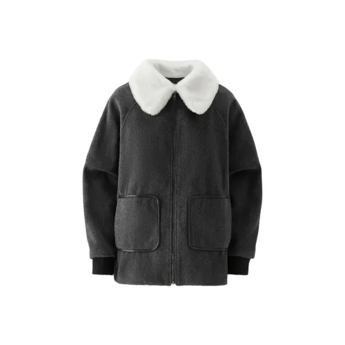 UNIQLO Coats Women's 08 Dark Gray