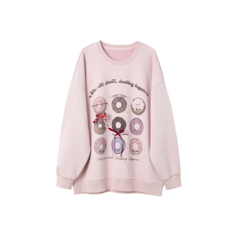 3COLOUR Sweatshirt Women's Cherry Blossom Pink-0