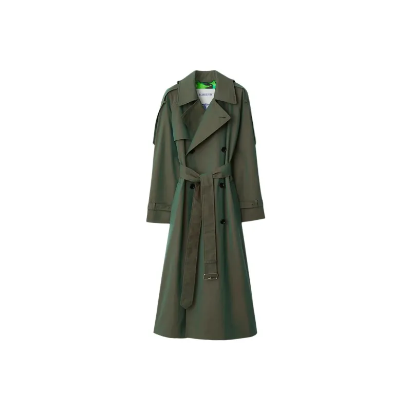Burberry SS24 Trench Coat Women's Ivy Green-0