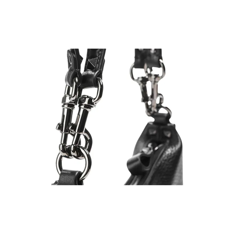 Valentino Shoulder Strap Shoulder Bag, Crossbody Bag, Handbag Women's Black-9