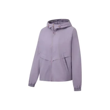 LINING Fitness Series Trench Coats Women's Smoky Gray Mauve