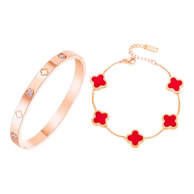 J&KINGLAY Titanium Steel Bracelets Women's-9