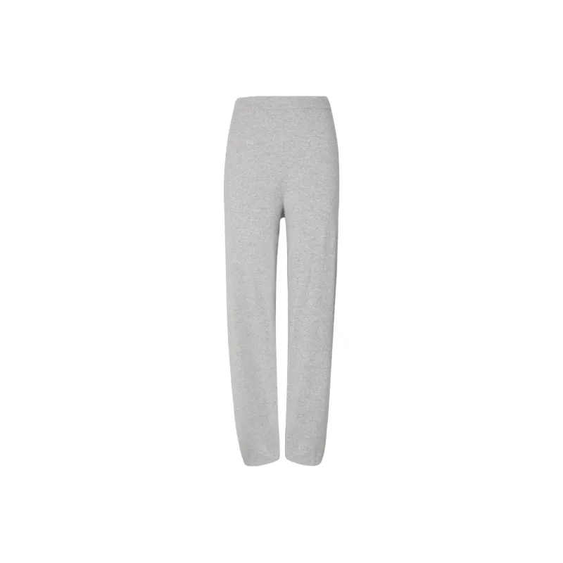 TORY BURCH Knitted Sweatpants Women's Medium Gray Tone-0
