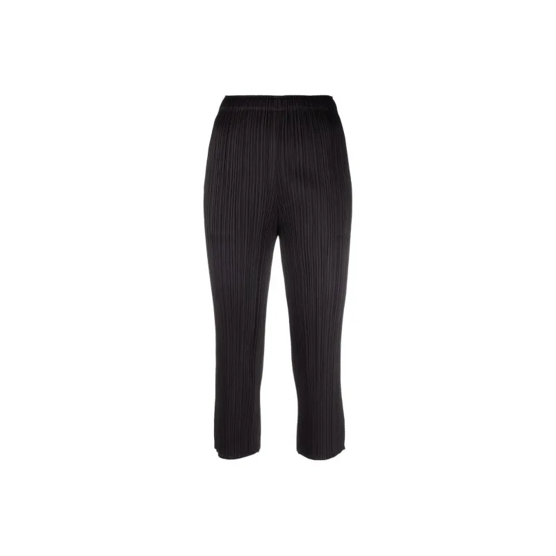 PLEATS PLEASE ISSEY MIYAKE SS23 Casual Pants Women's Black-0