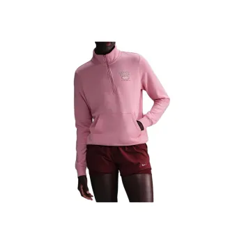 Nike Sportswear Club Fleece Women's Mock Neck 1/2 Zip Graphic Top