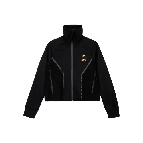 Adidas Cropped Coats Women's Black