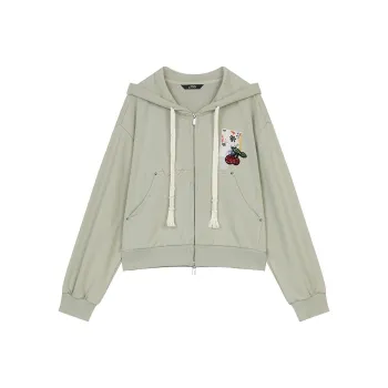 ELF SACK Sweatshirt Women's Vintage Gray Green
