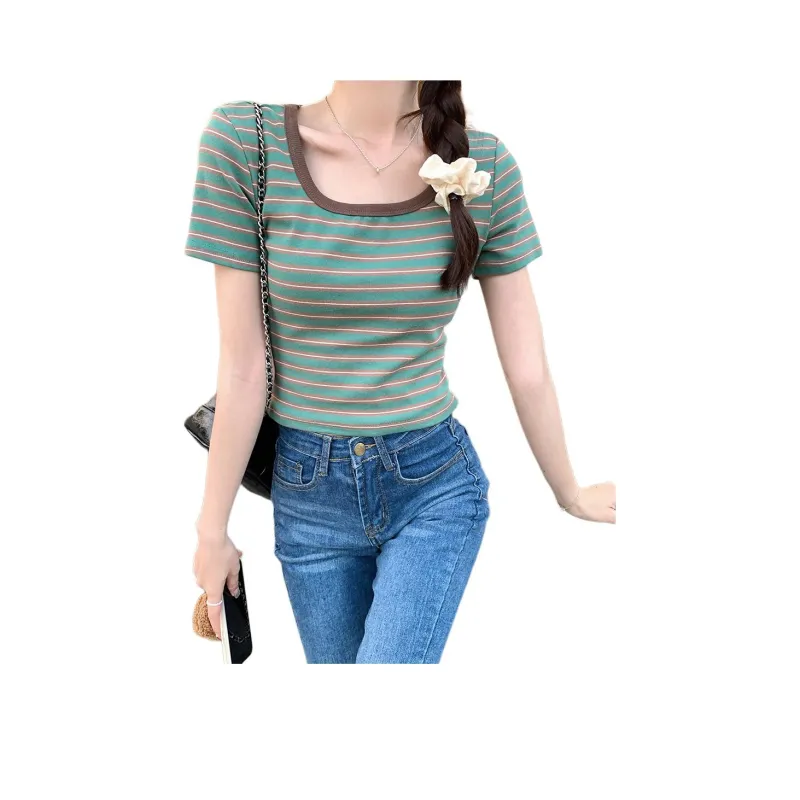 Mu Xiao Xin Set in Sleeve T Shirt Women's-5