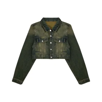 FOREVER 21 Denim Jacket Women's Vintage Blue