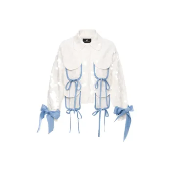 FLONAKED Denim Jacket Women's Ecru