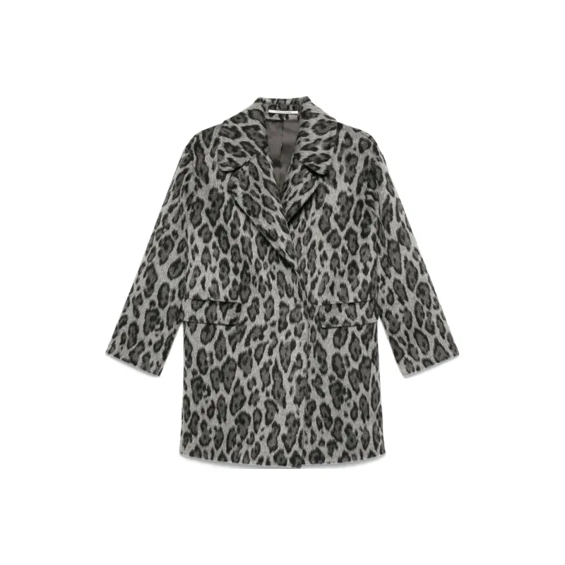 Tagliatore Leopard print Coat-0