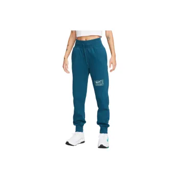 Nike SportswearSwoosh Casual Pants Women's Linen Blue/Foam Mint Green