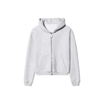 TCH FW23 Laser Diamond Baby's Breath Collection Cropped Coats Women's Gray