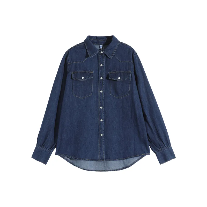 MKBY Denim Jackets Women's Blue-0