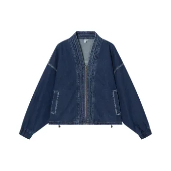 DIALOGUE Denim Jackets Women's Denim Blue