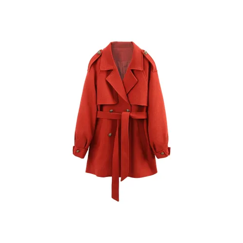 A Paradise For Awakening Coats Women
s Red