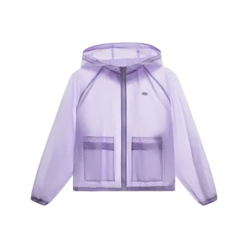 LiNing Sports Trend Series Trench Coat Women's Vero Rose Purple