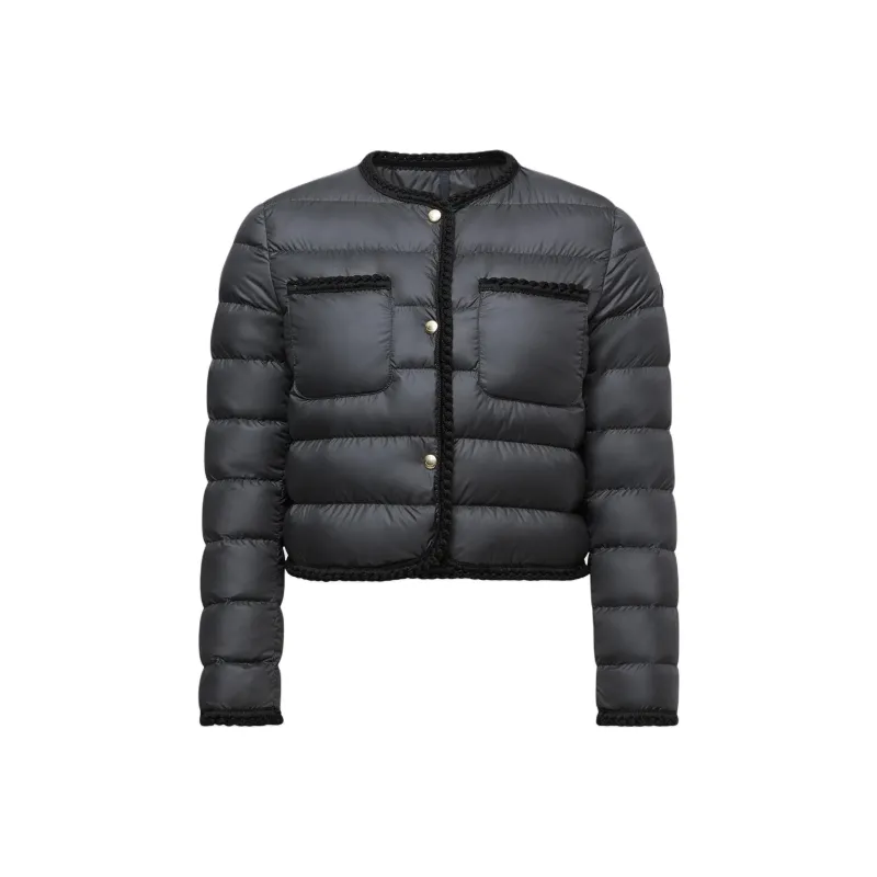 Moncler Gencay Braided Trim Short Down Jacket-0