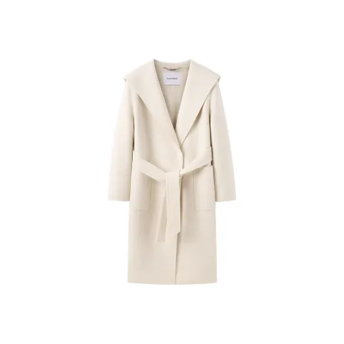 PEACEBIRD Coats Women's Beige