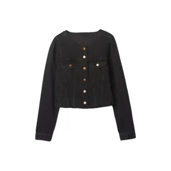 GAP Denim Jackets Women's Black