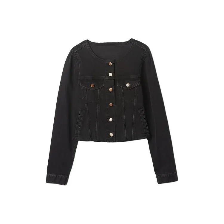 GAP Denim Jackets Women's Black-0