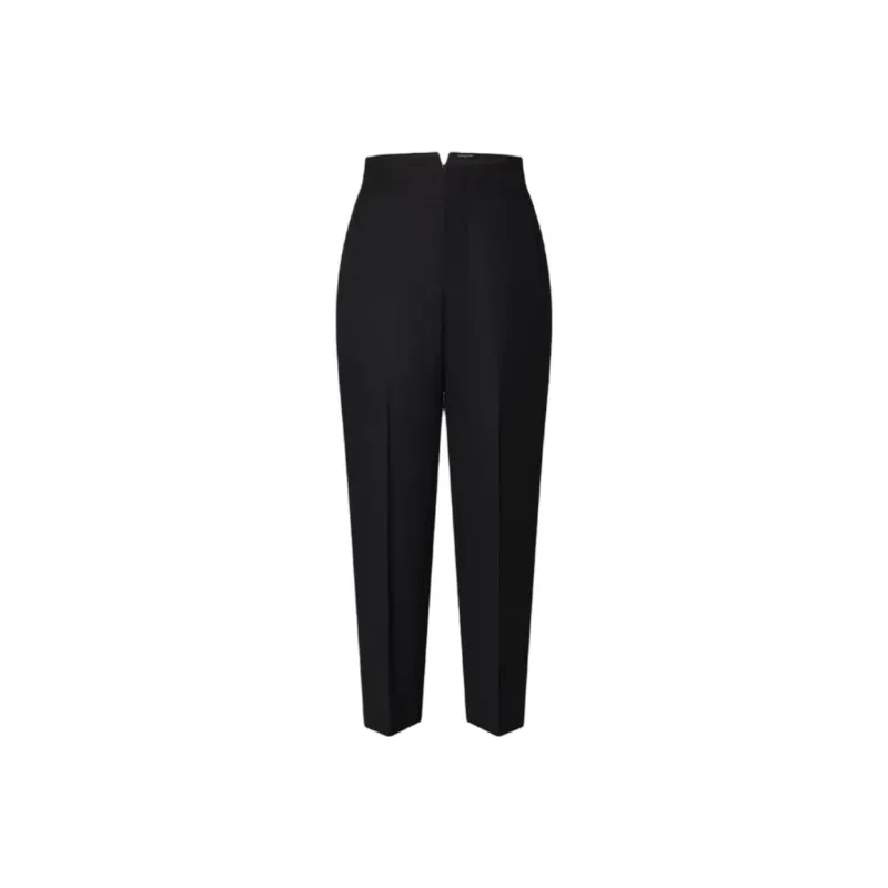 LOUIS VUITTON Monogram Adjuster Carrot Pants Casual Pants Women's Black-0