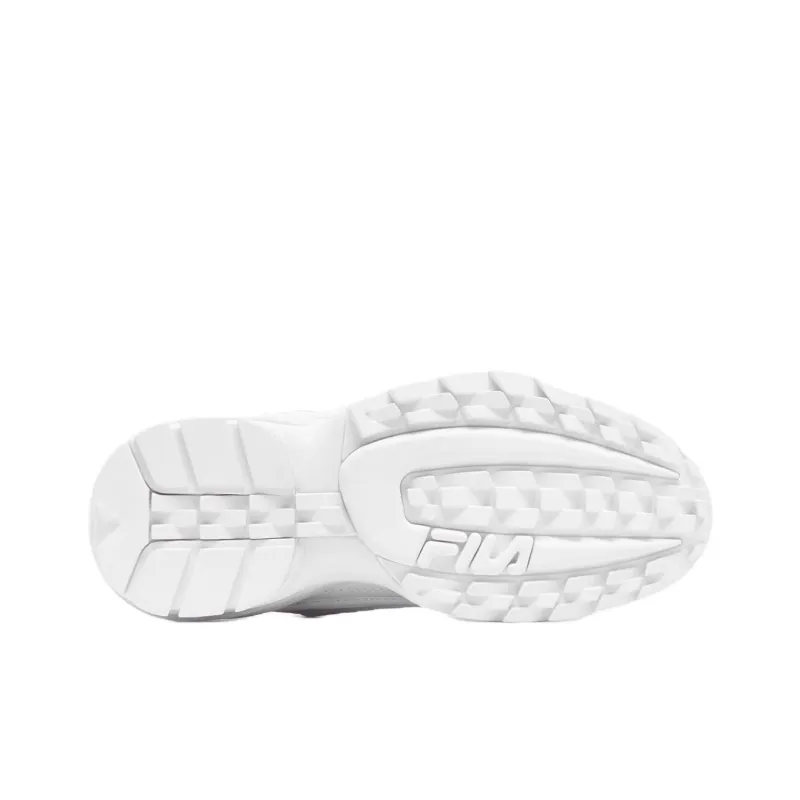 FILA Disruptor 2 Anti Slip Wear Resistant Low Top Casual Shoes Women's White-5