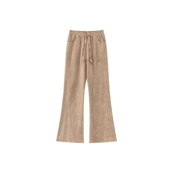 CHUU Casual Pants Women's Khaki-0