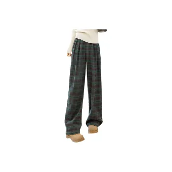 Cypress House Casual Pants Women's Green Plaid