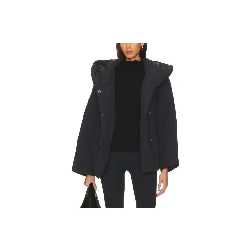 FREE PEOPLE Puffer Jacket Women's Black-0
