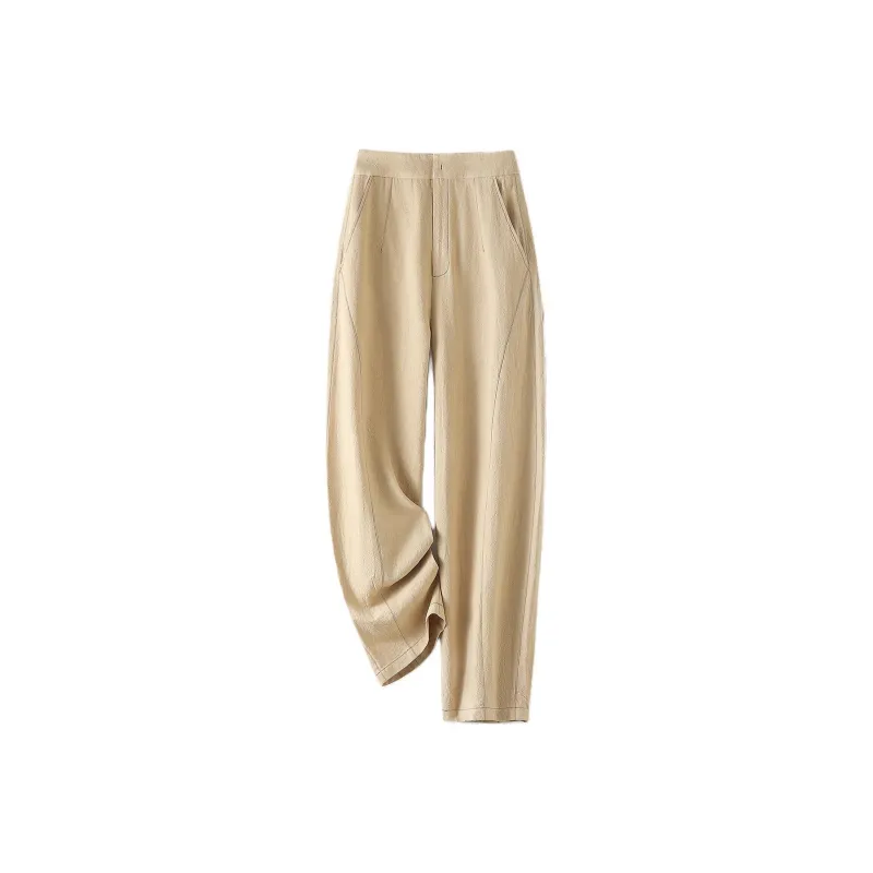 IHIMI Casual Pants Women's Bright Yellow-0