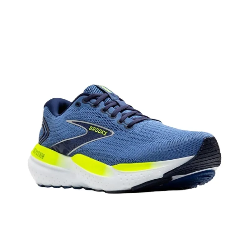 Brooks Glycerin 21 Cushioning Support Abrasion Resistant Low Top Running Shoes Men's Blue-2