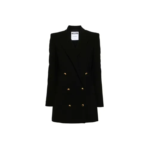 MOSCHINO Double Breasted V Neck Mini Dress