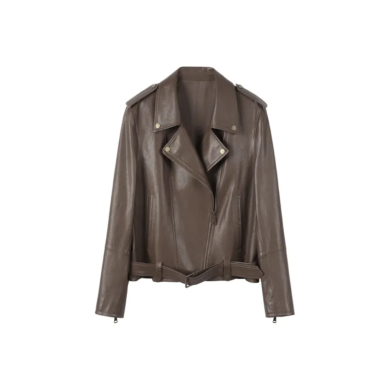 SINBOS Leather Jackets Women's-4