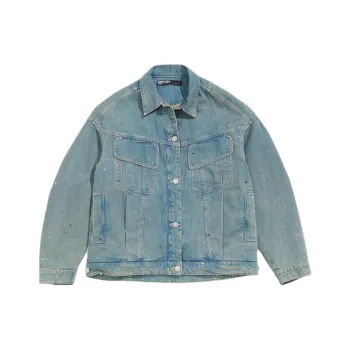 Bimba Y Lola Rhinestone embellished Denim Jacket