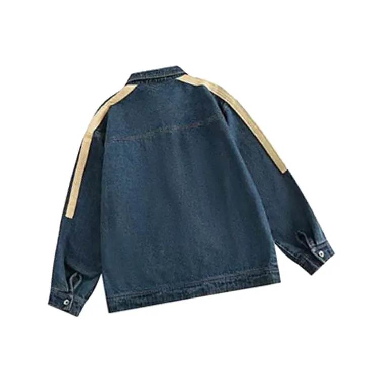 EOEI Denim Jackets Unisex Blue-0