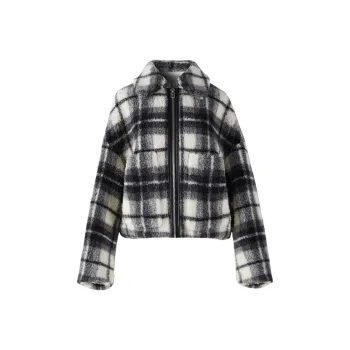 III VIVINIKO Coat Women's Black White