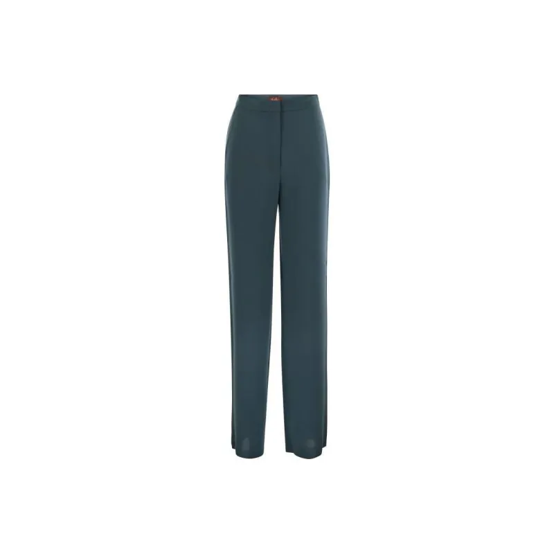 MaxMara Studio High Waisted Straight Leg Trousers-0