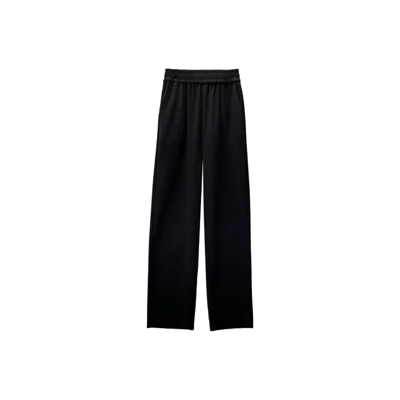 Lulupeach Casual Pants Women's Black-0