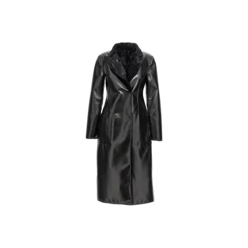 ALBERTA FERRETTI Coats Women's Black-0