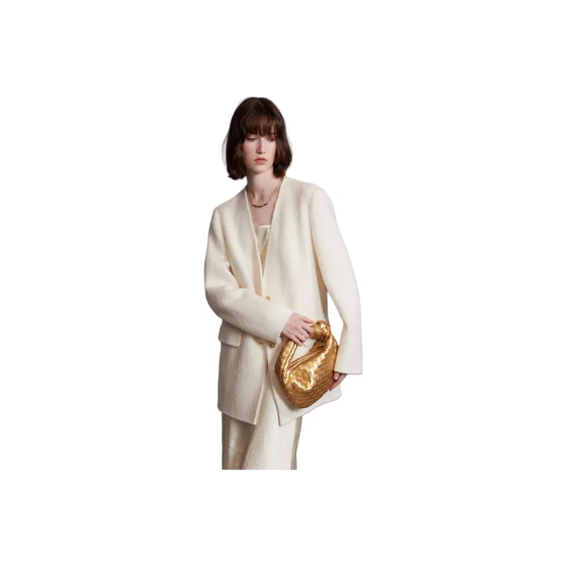 3COLOUR Coats Women's Milk White-0