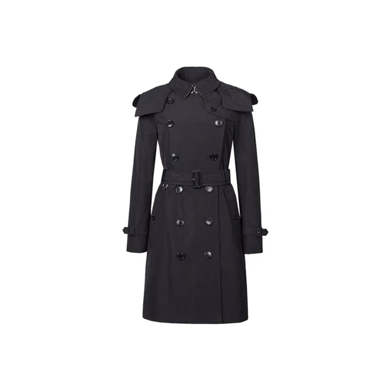 Burberry Trench Coat Women's Black-0
